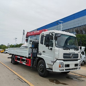 รถเครนติดรถบรรทุก Dongfeng 4X2 8 ตัน พร้อมบูมยืดหดได้ 6.3 ตัน 10 ตัน ราคาโรงงาน ขาย - Product Image 1
