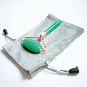 Rodillo de Aventurina Verde 2026 a Precio Favorable, Rodillo para Masaje con una Sola Mano y Rodillo con Borde Rugoso - Product Image 4