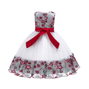Vendita calda neonata fiore <span class=keywords><strong>paillettes</strong></span> <span class=keywords><strong>vestito</strong></span> partito principessa <span class=keywords><strong>vestito</strong></span> bambini bambini vestiti 7 colori 2-7yrs fiore ragazza <span class=keywords><strong>vestito</strong></span> - Product Image 2