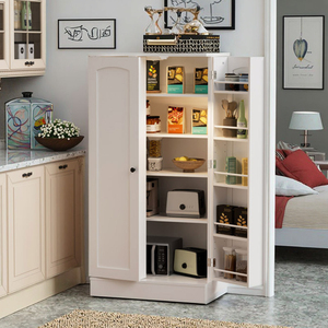 צד מטבח עץ גבוה ארגון גדול ואחסון לסלון חדר אוכל וסלון לחללים גדולים ארון ארון - Product Image 1