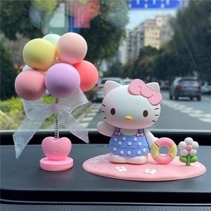 Ensemble de ballons décoratifs pour voiture Hello Kitty, multicolores, pour console centrale, pour filles - Product Image 2