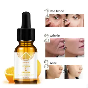 Venta al por mayor suero cara piel de vidrio original-Firstsun profesional vitamina C de la naturaleza levantar colágeno hidratante líquido suero facial