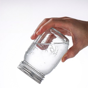 Vente en gros de pots en verre Mason pour confiture, miel, gelée, <span class=keywords><strong>caviar</strong></span>, sauce aux fruits, avec couvercles hermétiques, 150 ml, 300 ml, 380 ml, 500 ml, 750 ml, 1000 ml - Product Image 4