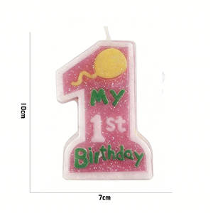 Bougie à paillettes « <span class=keywords><strong>Mon</strong></span> 1er <span class=keywords><strong>anniversaire</strong></span> » numéro 1 rose et bleue, pour la <span class=keywords><strong>d</strong></span>écoration de gâteau <span class=keywords><strong>d</strong></span>'<span class=keywords><strong>anniversaire</strong></span> des enfants - Product Image 6