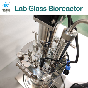 Laboratory Glass <strong>Bioreactor</strong> <strong>Fermenter</strong> Tank for Culture Grow - Product Image 6