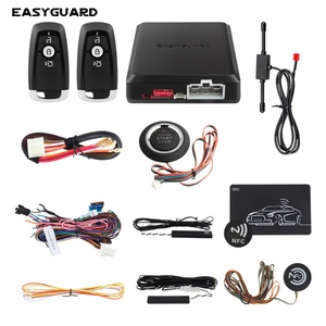 EASYGUARD Système d'alarme de voiture universel PKE sans clé, démarrage automatique, bouton de démarrage, application NFC pour smartphone, verrouillage/déverrouillage, clés de style Ford - Product Image 2