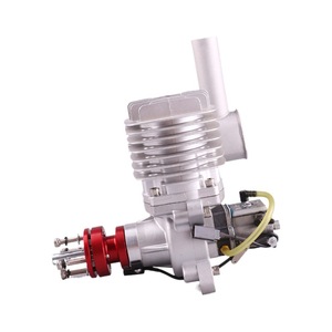 Motor de gasolina RCGF 61cc BM con escape lateral para avión RC, kit de modelo metálico para uso en exteriores - Product Image 4