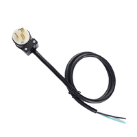 Multiprise NEMA 5-15P, lot de 3, robuste, avec prise de terre, 125V 15A, conducteur en cuivre, rallonge électrique