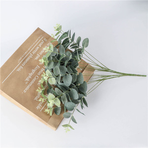 Feuille d'eucalyptus artificielle Wen Hope 33 cm en soie pour décoration de mariage, maison, extérieur, accessoires, verdure décorative - Product Image 2
