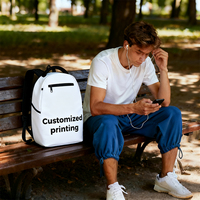 Usine OEM/ODM de Quanzhou : Sac à dos néon B-Girl Street Art, sac à dos tendance pour ordinateur portable avec fermeture éclair pour les voyages