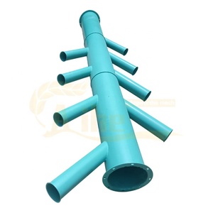 Thép mạ kẽm ống tròn bụi Bộ sưu tập khai thác hệ thống ép vòng khóa mặt bích uốn cong chế biến thực phẩm Bộ phận máy móc - Product Image 3