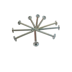 Tornillos Autorroscantes # 8 x 1-5/8" Tornillo de cabeza de armadura modificada, CR3+ Zinc 3Um Bake 4H, para techos, acero al carbono C1022, Homn Reen - Product Image 3