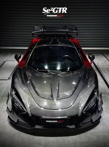 Pour <span class=keywords><strong>McLaren</strong></span> 720S Kit carrosserie en fibre de carbone 720S amélioré <span class=keywords><strong>Senna</strong></span> <span class=keywords><strong>GTR</strong></span>-style capot pare-chocs avant diffuseur de becquet Kit carrosserie en fibre de carbone - Product Image 4