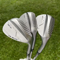 Ensemble de wedges de golf forgés de 48 à 72 degrés avec shaft en acier rigide de 120g, face entièrement usinée CNC, wedge de sable pour homme