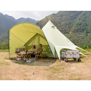 Tente GARIDA à toit blanc, nouvelle tente à <span class=keywords><strong>double</strong></span> cerceau avec technologie de <span class=keywords><strong>gaze</strong></span>, auvent arqué <span class=keywords><strong>vert</strong></span> fruit GCTT-016 - Product Image 3