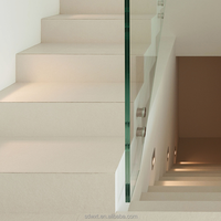 Rampe d'escalier murale moderne et durable avec support de sécurité pour une utilisation intérieure/extérieure dans les escaliers de maison, de bureau ou d'hôtel