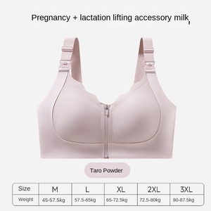 Soutien-gorge d'allaitement une pièce gothique 2721 avec fermeture éclair avant, anti-affaissement, pour femme <span class=keywords><strong>enceinte</strong></span> et allaitement post-partum - Product Image 6
