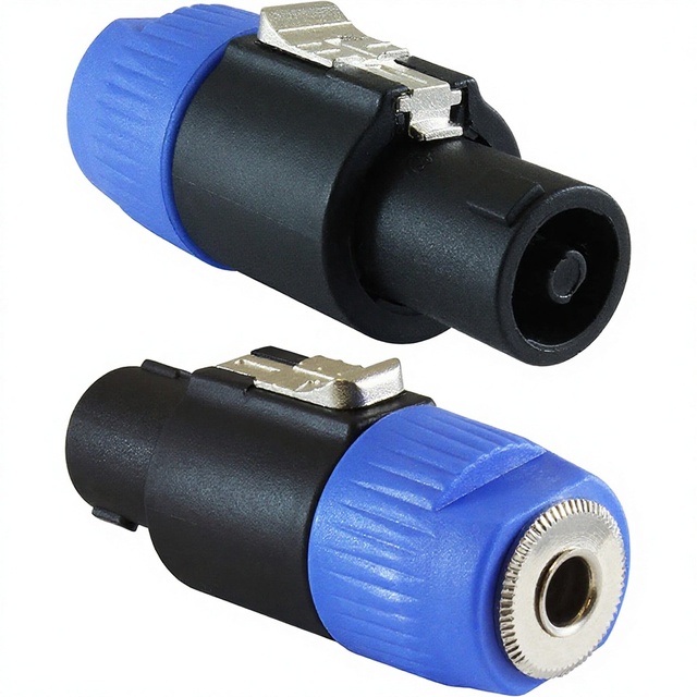 1/4 Female Audio Speaker Plug Adapter for 4PIN SPEAKON MALE Speaker Connector