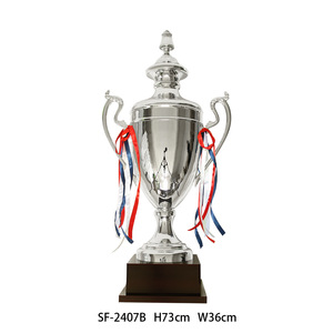 Premi di 40-60CM di altezza del trofeo del mondo Made in cina per i campionati di vendita all'ingrosso di vendita calda di Design libero trofeo di calcio - Product Image 2