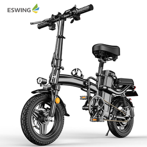 ESWING 14 Inch Bicycle 48V 400W Long Range Ebike Portable Adult Electric Bike