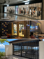 Porte pliante transparente en polycarbonate, directement de l'usine, cloison accordéon transparente pour entrée de magasin, vitrine de centre commercial