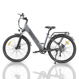 Bicicleta Eléctrica Premium EBIKE City de 7 Velocidades, Cuadro de Aluminio, Frenos de Disco Hidráulicos, Ruedas de 27.5'', Motor sin Escobillas, Motor de Buje Trasero R1, Bicicleta Eléctrica Premium EB - Product Image 3