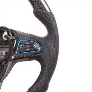 Volante Sportivo a 3 Razze per Ford <span class=keywords><strong>Focus</strong></span> ST RS MK2 MK3 MK4 <span class=keywords><strong>2016</strong></span>, Modifica OLIVER - Product Image 4