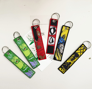 Joli lanière tissée Marvel à double face brodée, motif Spider-Man et <span class=keywords><strong>Groot</strong></span>, <span class=keywords><strong>porte</strong></span>-clés pour clés de voiture - Product Image 1