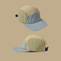 Casquette de camping-car personnalisée en nylon imperméable à l'eau pour l'extérieur à séchage rapide Casquette de camp 5 panneaux vierge Running Five