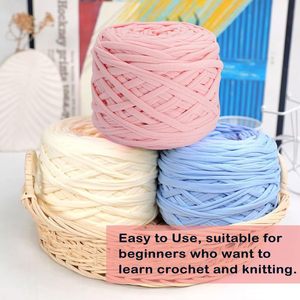 Fil de coton épais pour DIY, idéal pour le remplissage de boules, le tricot et le crochet faits main, avec motif teint et âme creuse - Product Image 5