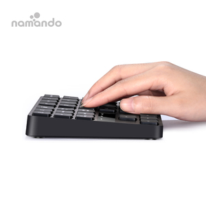 Clavier USB 2.4G affichage numérique Rechargeable sans fil numérique clavier intelligent fournitures de bureau comptabilité financière sans fil - Product Image 6