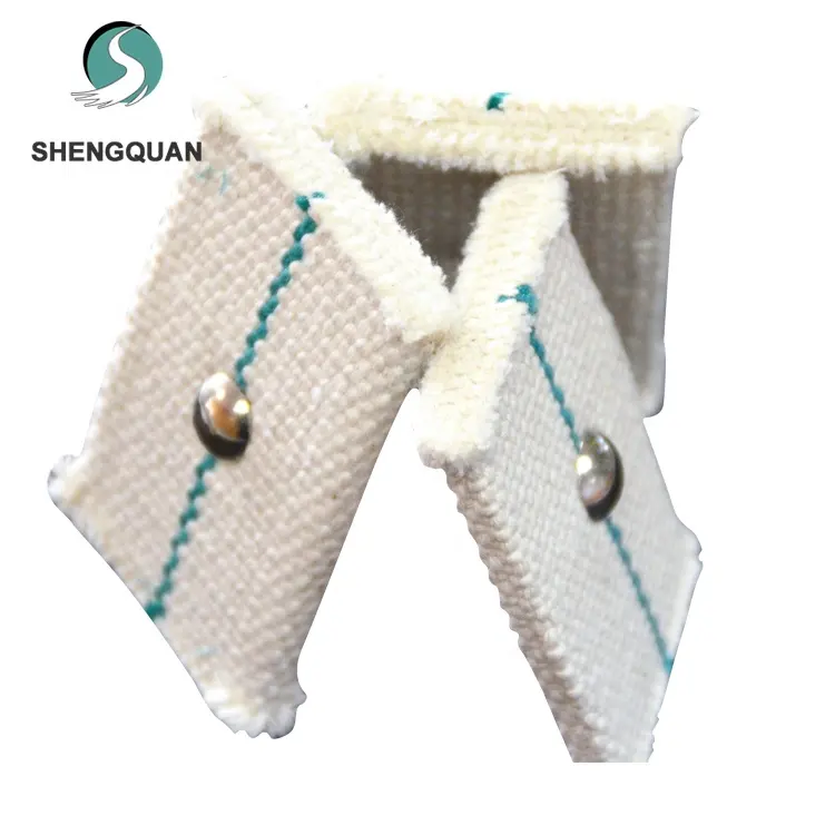 TIANJIN Cotton Canvas Sifter Cleaner Pads With Metal Slider Used for Flour Industry