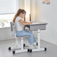 Ensemble table et chaise léger pour l'école, grand stock, chaise de bureau moderne pour étudiants, chaise de bureau pour enfants