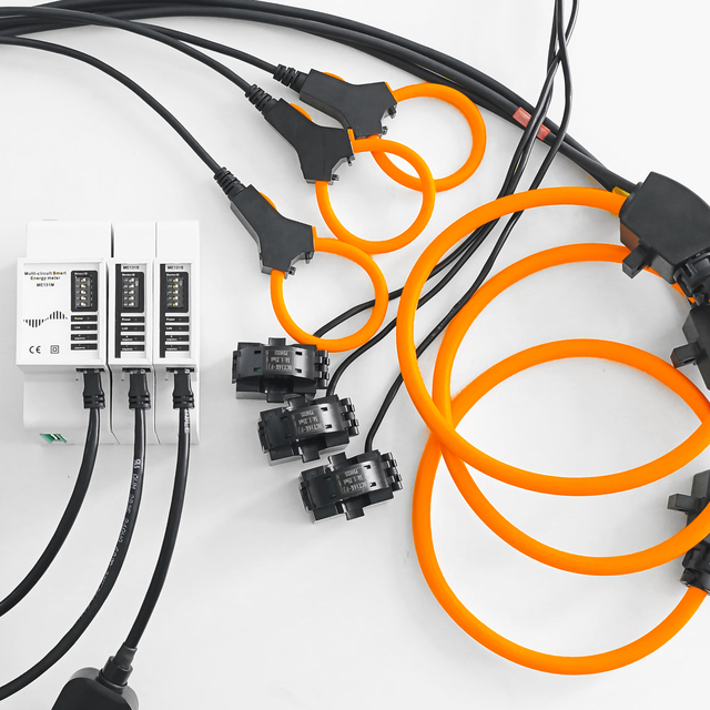 Smart Meter ME131 Low Voltage Distribution Panel Multi Sensor Multi Circuits Current Monitoring Three Phase Modular Power Meter