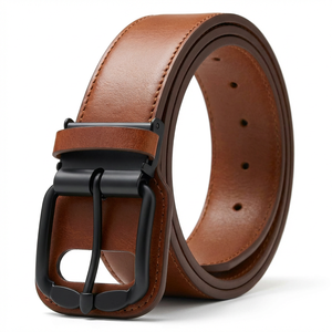 <span class=keywords><strong>Ceinture</strong></span> en cuir PU personnalisée à faible MOQ avec logo pour uniforme, <span class=keywords><strong>ceinture</strong></span> de taille en cuir synthétique personnalisée pour promotion et image de marque d'entreprise - Product Image 1
