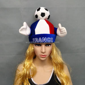 Điên người hâm mộ bóng đá <span class=keywords><strong>cap</strong></span> Funny bóng đá Shape Đảng ủng hộ Trắng mũ đỏ cho pháp sử dụng ngoài trời - Product Image 5