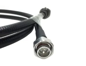Beste Qualität DIN 7/16 Stecker TO Mini DIN Stecker für 1/2 "super flexible Kabel baugruppe 2m Länge Jumper