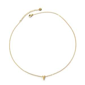 Collar con Colgante de Acero Inoxidable 316L con Baño de Oro PVD, Joyería Fina Sostenible y Resistente - Product Image 1