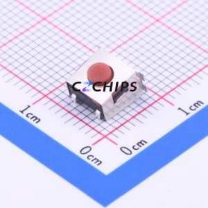 TA-610N-Q-T/R Tactile Switch SMD Switch Single Pole Single Throw Round Button Horizontal Mount 6mm - Product Image 1
