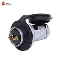 Prise d'alimentation aéronautique GX25 234567891012P 25M DF25, adaptateur de connecteur électrique 10A 250V, cuivre pur plaqué or, automobile