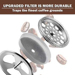 Juego de Herramientas para Café y Té a Precio de Fábrica, Cafetera de Acero Inoxidable de Doble Pared, Prensa Francesa para Café - Product Image 2