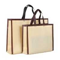 Sac de courses personnalisé en non-tissé, grande capacité, multifonctionnel, avec poignées, ouverture supérieure, couleur et logo personnalisables, réutilisable pour petites entreprises et vente au détail