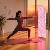 Panneau de luminothérapie rouge rotatif disponible en OEM et ODM, lit de luminothérapie rouge pour tout le corps, luminothérapie rouge pour tout le corps, bien-être commercial