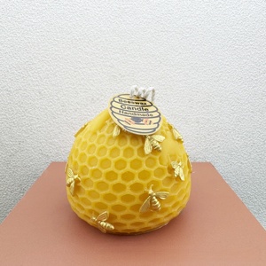 Cire d'abeille naturelle en nid d'abeille et décorations d'abeilles, <span class=keywords><strong>bougies</strong></span> <span class=keywords><strong>artisanales</strong></span> en cire - Product Image 2