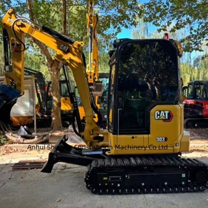 Used Original cat 303E SecondHand Mini Excavator CAT302 CAT302.5 CAT303 Hydraulic <b>Tracked</b> 3ton PLC Motor Engine Used Machinery - Product Image 1