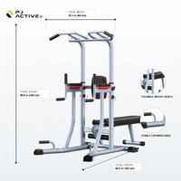 PINJIAN Barre de traction horizontale pour la maison, équipement de fitness intérieur multifonctionnel, barres parallèles de traction sportive