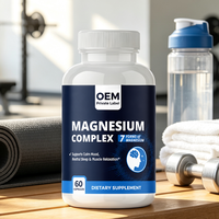 Complément Alimentaire en Capsules de Magnésium Complexe Marque Blanche – Glycinate de Magnésium pour Soutenir l'Humeur, le Sommeil et la Relaxation Musculaire – OEM/ODM