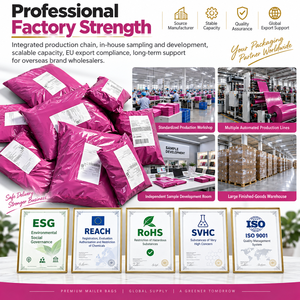 <strong>Polythene</strong> Courier Pouch Sustainable Ecommerce Polymailer Mailer Envelope Strong Adhesion 12X15.5 Logo Print Mailing <strong>Bags</strong> - Product Image 6