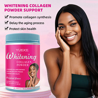 Poudre de peptides de collagène hydrolysé multi-sources (types I, II, III) personnalisée pour adultes, pour l'éclat et l'éclaircissement de la peau des femmes