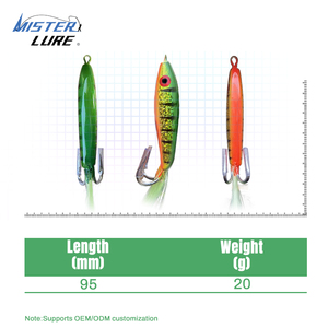 เหยื่อตกปลา <span class=keywords><strong>MISTER</strong></span> LURE 95 มม. 20 กรัม คุณภาพสูง มีตะกั่วภายใน เหยื่อจมน้ำแบบแข็ง ผลิตจากพลาสติกเรซิ่น - Product Image 2